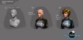 The making of the female commander of the Terrans: From an early Scultris bust to the final avatar.