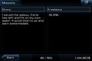 The mission tab in Galaxy on Fire 2 lists both Story and Freelance missions, if you have any.