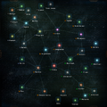 [SPOILERS] The complete map as of the Supernova update with all systems discovered.