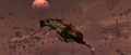 Terran Frigate presented on the site that Jaden Thee was fought
